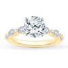 Thumbnail Image 3 of Previously Owned Certified Marquise-Cut Diamond Engagement Ring Setting 1/2 ct tw 14K Yellow Gold