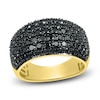 Thumbnail Image 1 of Previously Owned Black Diamond Ring 2 ct tw Round 14K Yellow Gold