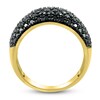 Thumbnail Image 3 of Previously Owned Black Diamond Ring 2 ct tw Round 14K Yellow Gold
