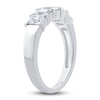 Thumbnail Image 2 of Previously Owned Diamond Anniversary Ring 1-7/8 ct tw Emerald 14K White Gold