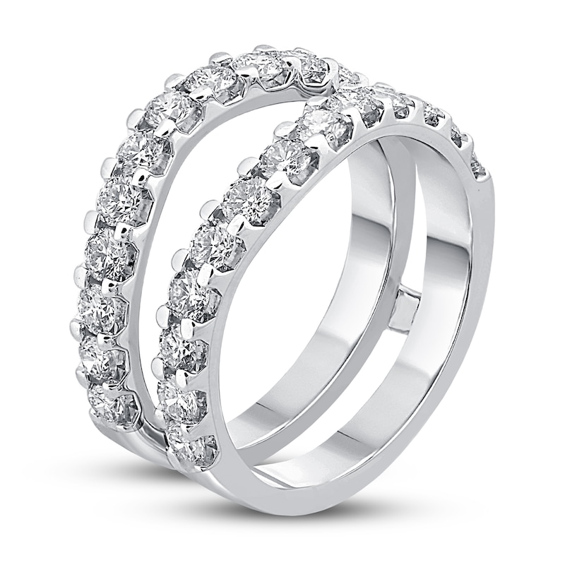 Main Image 2 of Previously Owned Diamond Insert Ring 1-1/2 ct tw Round 14K White Gold