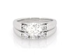 Thumbnail Image 1 of Previously Owned Round-Cut Diamond Bridal Set 1-1/4 ct tw 14K White Gold Size 5.5