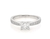 Thumbnail Image 1 of Previously Owned Princess-Cut Diamond Engagement Ring 7/8 ct tw 14K White Gold Size 5.25