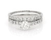 Thumbnail Image 1 of Previously Owned Round-Cut Diamond Bridal Set 1-1/4 ct tw 14K White Gold Size 9.5