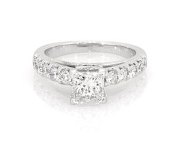 Previously Owned Princess-Cut Diamond Engagement Ring 1-5/8 ct tw Platinum Size 6.5