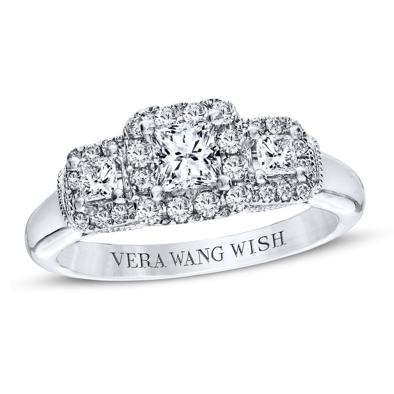 Main Image 1 of Previously Owned Vera Wang WISH 3/4 Carat tw Diamonds 14K White Gold Ring