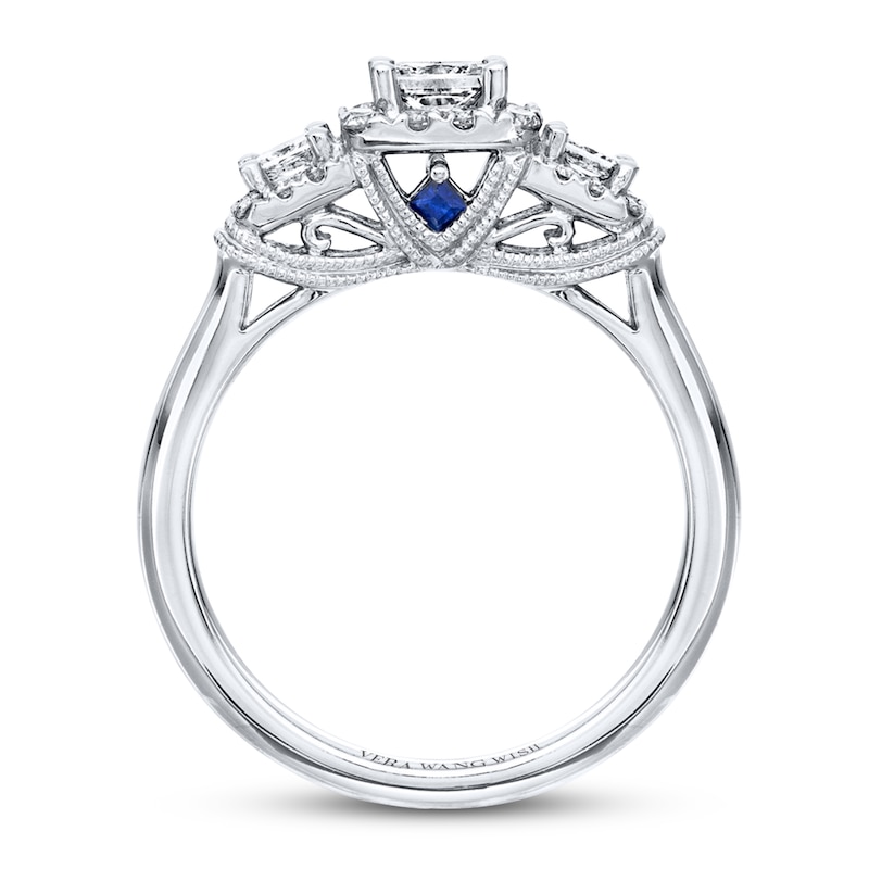 Main Image 2 of Previously Owned Vera Wang WISH 3/4 Carat tw Diamonds 14K White Gold Ring