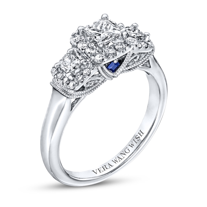 Main Image 3 of Previously Owned Vera Wang WISH 3/4 Carat tw Diamonds 14K White Gold Ring