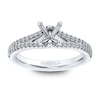 Thumbnail Image 1 of Previously Owned Scott Kay Ring Setting 1/4 ct tw Round-cut 14K White Gold