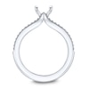 Thumbnail Image 2 of Previously Owned Scott Kay Ring Setting 1/4 ct tw Round-cut 14K White Gold