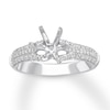 Thumbnail Image 1 of Previously Owned Diamond Ring Setting 1/2 carat tw Round 14K White Gold