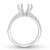 Thumbnail Image 2 of Previously Owned Diamond Ring Setting 1/2 carat tw Round 14K White Gold
