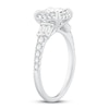 Thumbnail Image 2 of Previously Owned Diamond Engagement Ring 1 ct tw Round/Princess 14K White Gold