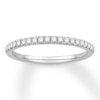 Thumbnail Image 1 of Previously Owned Colorless Diamond Anniversary Band 1/5 ct tw 14K White Gold