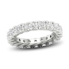 Thumbnail Image 1 of Previously Owned Diamond Eternity Band 3 ct tw Round 14K White Gold