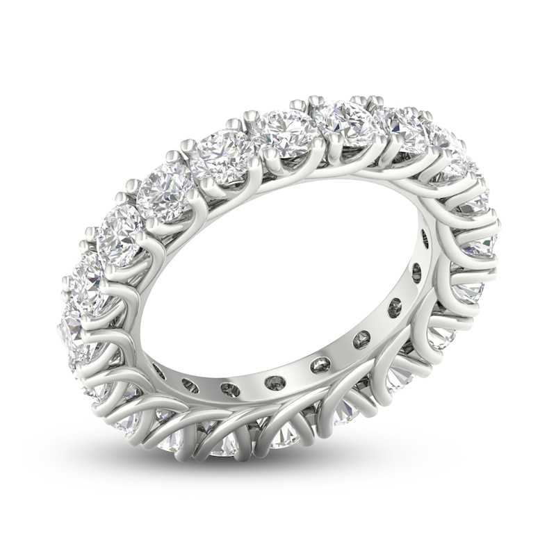 Main Image 2 of Previously Owned Diamond Eternity Band 3 ct tw Round 14K White Gold