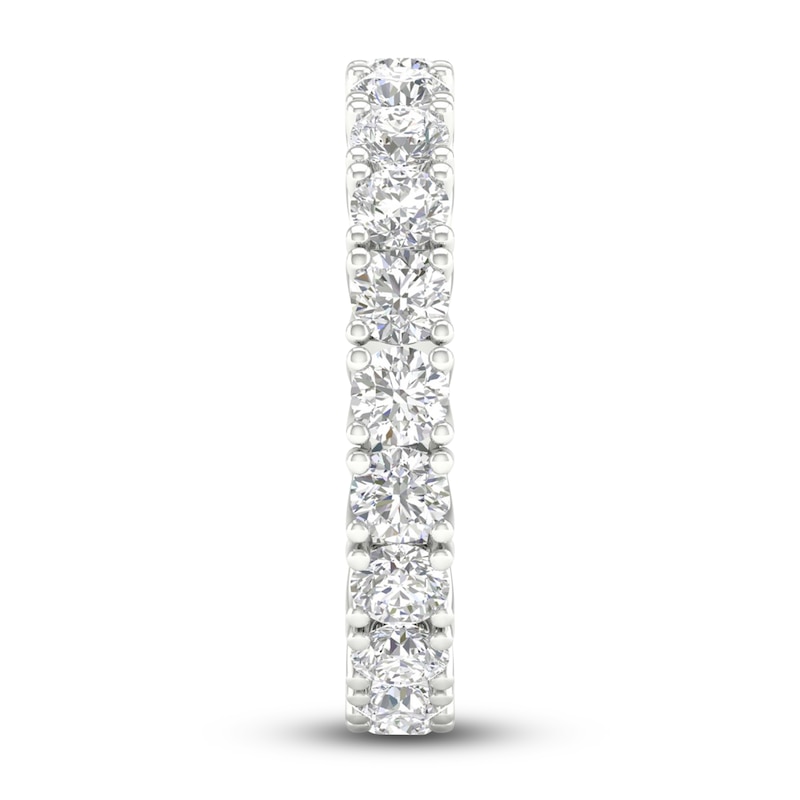 Main Image 3 of Previously Owned Diamond Eternity Band 3 ct tw Round 14K White Gold
