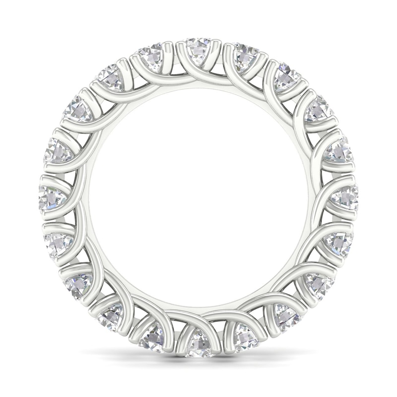 Main Image 4 of Previously Owned Diamond Eternity Band 3 ct tw Round 14K White Gold