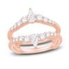 Thumbnail Image 1 of Previously Owned Diamond Enhancer Ring 7/8 ct tw Round/Pear 14K Rose Gold