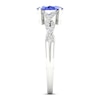 Thumbnail Image 2 of Previously Owned Tanzanite Ring 1/10 ct tw Diamonds 10K White Gold