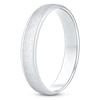 Thumbnail Image 2 of Previously Owned Men's Sandblasted Wedding Band 14K White Gold 4mm