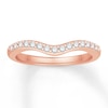 Thumbnail Image 1 of Previously Owned Diamond Contour Anniversary Band 1/4 ct tw Round 14K Rose Gold