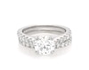 Thumbnail Image 1 of Previously Owned Round-Cut Diamond Bridal Set 2-3/8 ct tw 18K White Gold Size 4.5