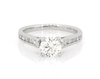 Thumbnail Image 1 of Previously Owned Round-Cut Diamond Engagement Ring 7/8 ct tw Platinum Size 4.25