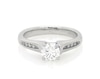Thumbnail Image 1 of Previously Owned Round-Cut Diamond Engagement Ring 7/8 ct tw Platinum Size 6.75