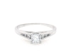 Thumbnail Image 1 of Previously Owned Princess-Cut Diamond Engagement Ring 5/8 ct tw 14K White Gold Size 7.5