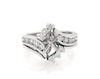 Thumbnail Image 1 of Previously Owned Diamond Bypass Engagement Ring Setting 3/4 ct tw 14K White Gold Size 6.5