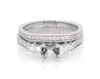 Thumbnail Image 1 of Previously Owned Diamond Bridal Setting 3/4 ct tw Platinum Size 8.5