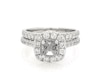 Thumbnail Image 1 of Previously Owned Neil Lane Diamond Bridal Setting 1-1/2 ct tw 14K White Gold Size 7.25