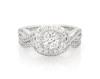 Thumbnail Image 1 of Previously Owned Neil Lane Round-Cut Diamond Halo Bridal Set 7/8 ct tw 14K White Gold Size 5.5