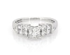 Thumbnail Image 1 of Previously Owned Princess-Cut Diamond Engagement Ring 1-1/8 ct tw 18K White Gold Size 6.75