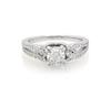 Thumbnail Image 1 of Previously Owned Cushion-Cut Diamond Engagement Ring 1 ct tw 14K White Gold Size 6.5