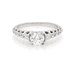Previously Owned Round-Cut Diamond Engagement Ring 1-1/8 ct tw 14K White Gold Size 6.75