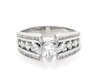 Thumbnail Image 1 of Previously Owned Princess-Cut Diamond Engagement Ring 1-7/8 ct tw 14K White Gold Size 10.25