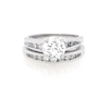 Thumbnail Image 1 of Previously Owned Round-Cut Diamond Bridal Set 1-1/4 ct tw 14K White Gold Size 3