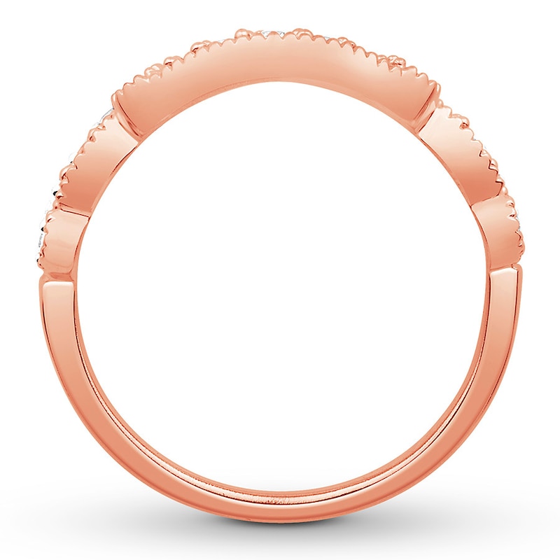 Main Image 2 of Previously Owned Diamond Enhancer Band 1/2 ct tw Round-cut 14K Two-Tone Gold