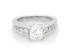 Thumbnail Image 1 of Previously Owned Radiant-Cut Diamond Engagement Ring 1-7/8 ct tw 14K White Gold Size 5