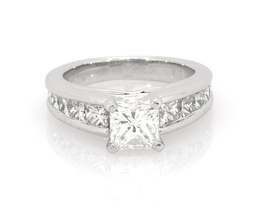 Previously Owned Radiant-Cut Diamond Engagement Ring 1-7/8 ct tw 14K White Gold Size 5