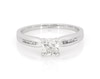 Thumbnail Image 1 of Previously Owned Cushion-Cut Diamond Engagement Ring 3/4 ct tw 14K White Gold Size 7