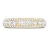 Thumbnail Image 3 of Previously Owned Diamond Multi Row Anniversary Band 1 ct tw Round 14K Yellow Gold