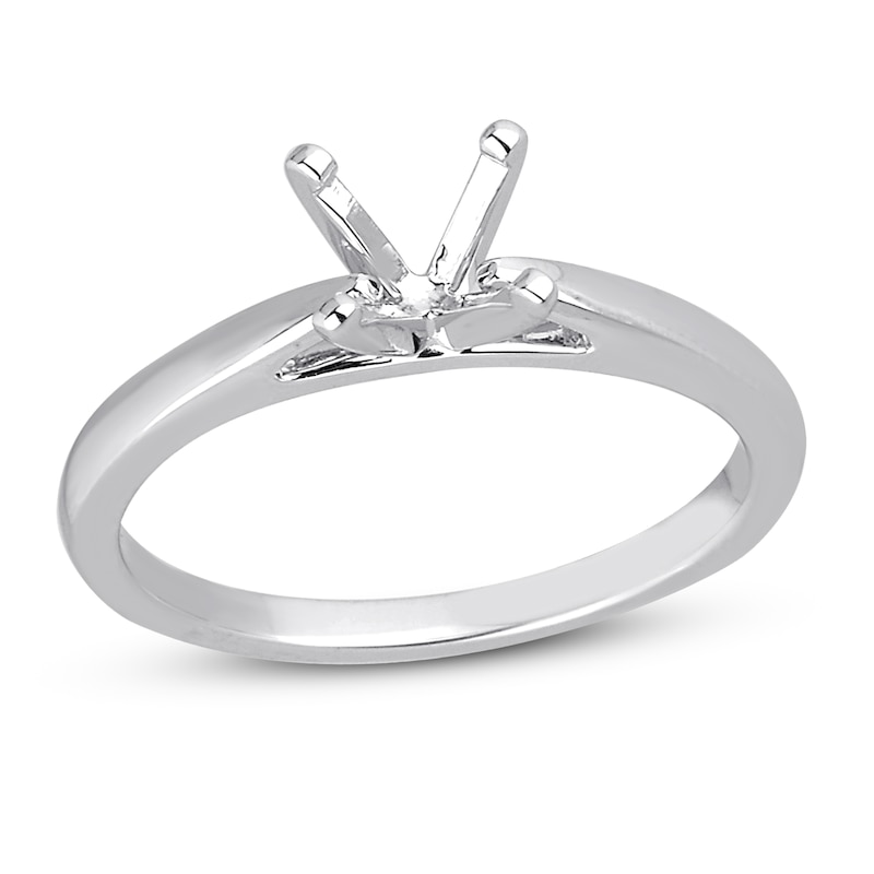 Main Image 1 of Previously Owned Solitaire Ring Setting Platinum