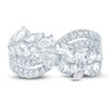 Thumbnail Image 3 of Previously Owned Pnina Tornai Pear-Shaped, Marquise & Round Lab-Grown Diamond Crossover Ring 2 ct tw 14K White Gold