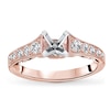 Thumbnail Image 1 of Previously Owned Diamond Engagement Ring Setting 1/2 carat tw Round 14K Rose Gold