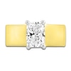 Thumbnail Image 2 of Previously Owned Radiant-Cut Lab-Grown Diamond Ring 2 ct tw 14K Yellow Gold