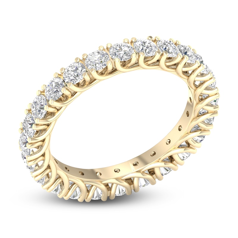 Main Image 2 of Previously Owned Diamond Eternity Band 2 ct tw Round 14K Yellow Gold
