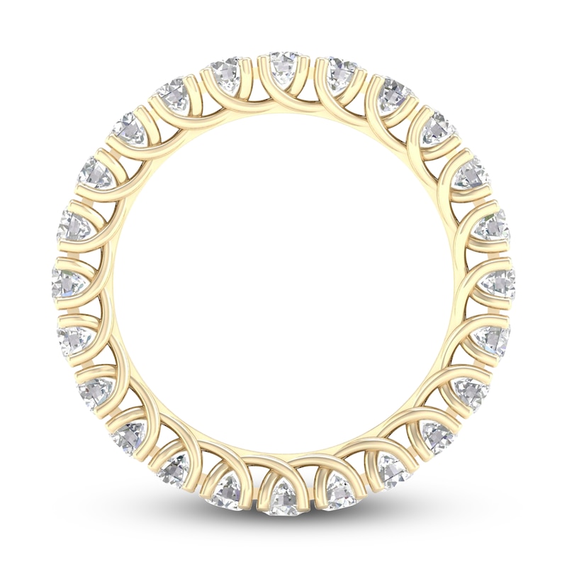 Main Image 4 of Previously Owned Diamond Eternity Band 2 ct tw Round 14K Yellow Gold